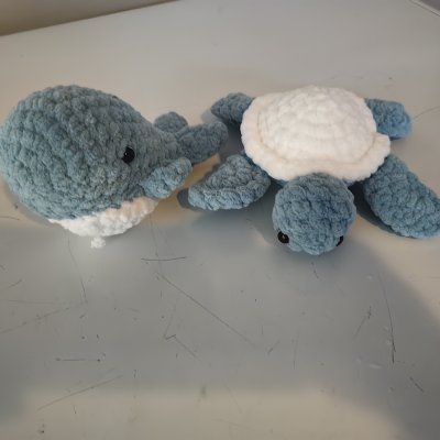 Combo (whale and turtle)